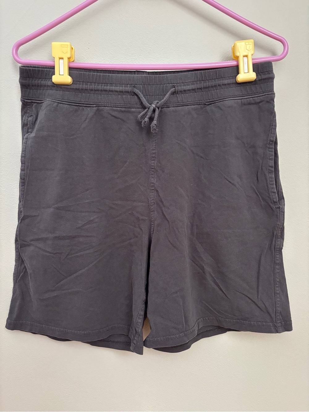 J. Crew Men's Charcoal Drawstring Athletic Shorts